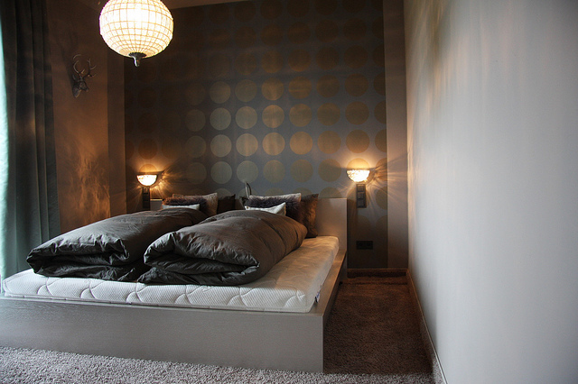 Exklusives Schlafzimmer mit Möbeln nach Maß
